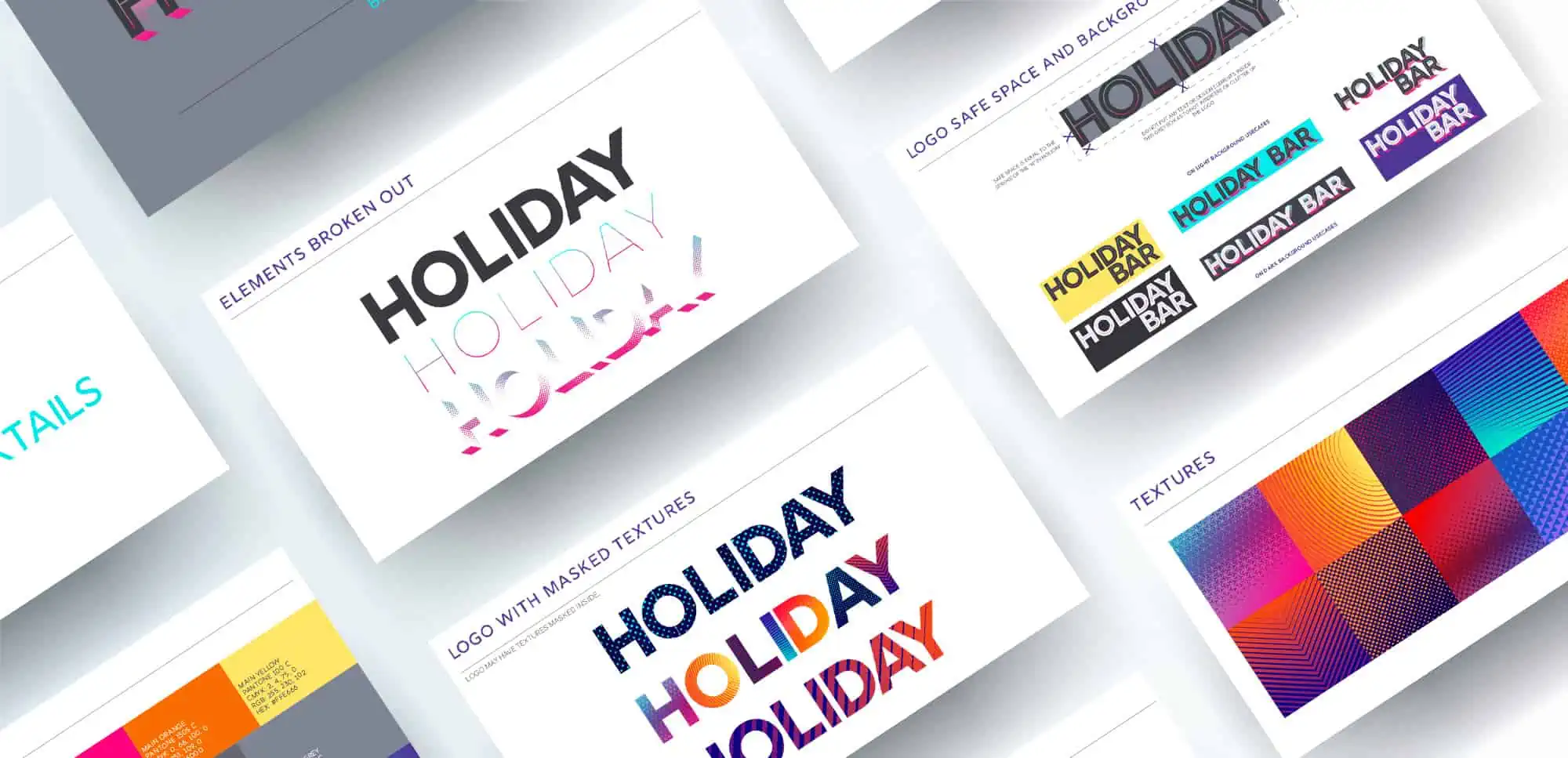 an image of pages from a style guide