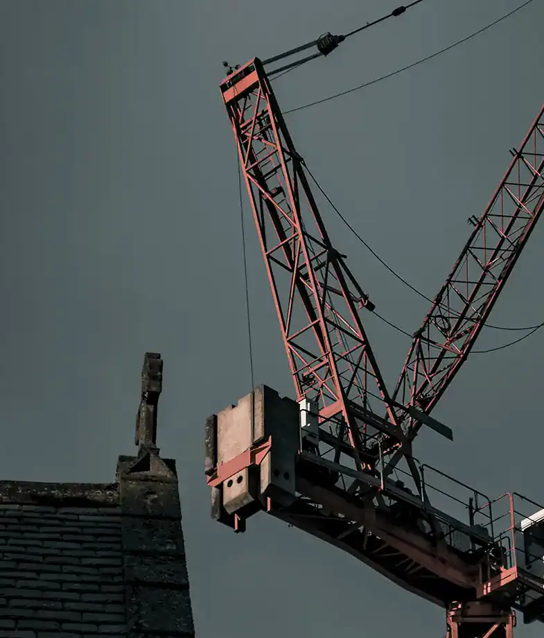 an image of a construction crain